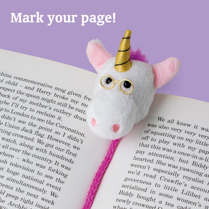 IF Book-Tails Bookmark - Unicorn, White - Image 3